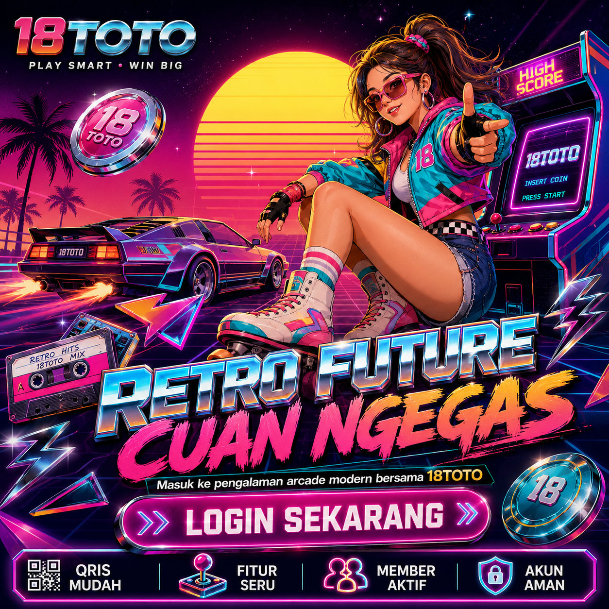 18toto jual sepatu online nyaman dipakai seharian 18TOTO - bola togel berputar angka berkilau